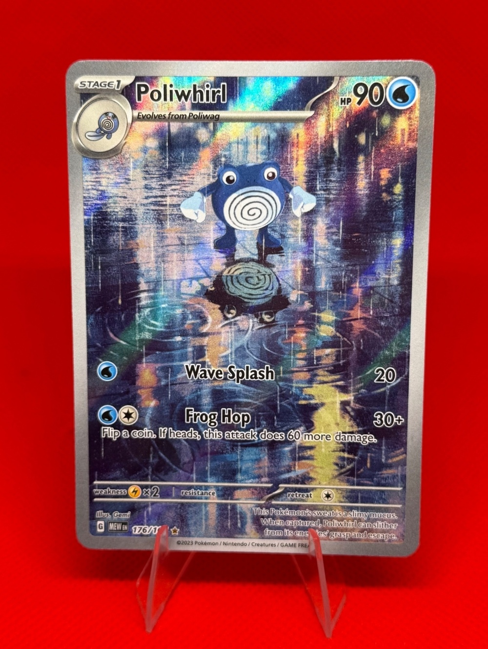 Poliwhirl 176/165 Scarlet & Violet 151 Illustration Rare